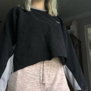 Cropped Fila Vintage Sweatshirt